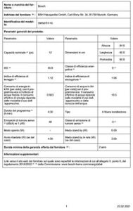 Lavastoviglie Bosch SMS2ITI11E Serie 2 da 60cm con Home Connect e EcoDosage  