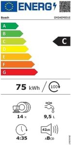 Lavastoviglie Bosch SMS4EMI01E Serie 4 in acciaio con Home Connect  
