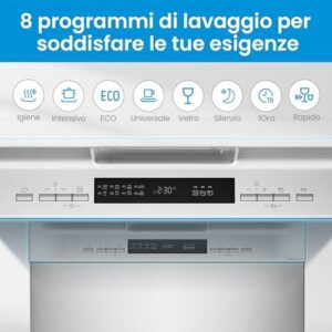 Lavastoviglie Midea MFD60S200X.1-IT con 14 coperti, design in inox e funzioni avanzate  