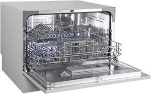 COMFEE' Lavastoviglie compatta da tavolo TD602E-S con 6 coperti e 6 programmi  