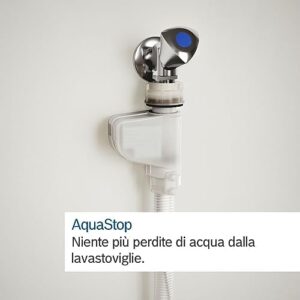 Bosch SMS2HTW02E Serie 2, lavastoviglie bianca da libera installazione con Home Connect e diagnostica da remoto  