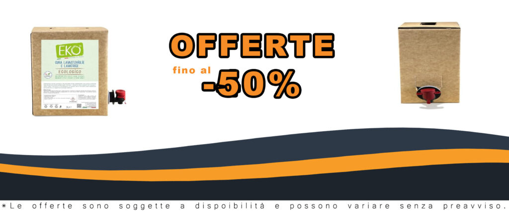 EKO Cura Lavastoviglie e Cura Lavatrice 3L Bag in Box Ecologico per manutenzione elettrodomestici