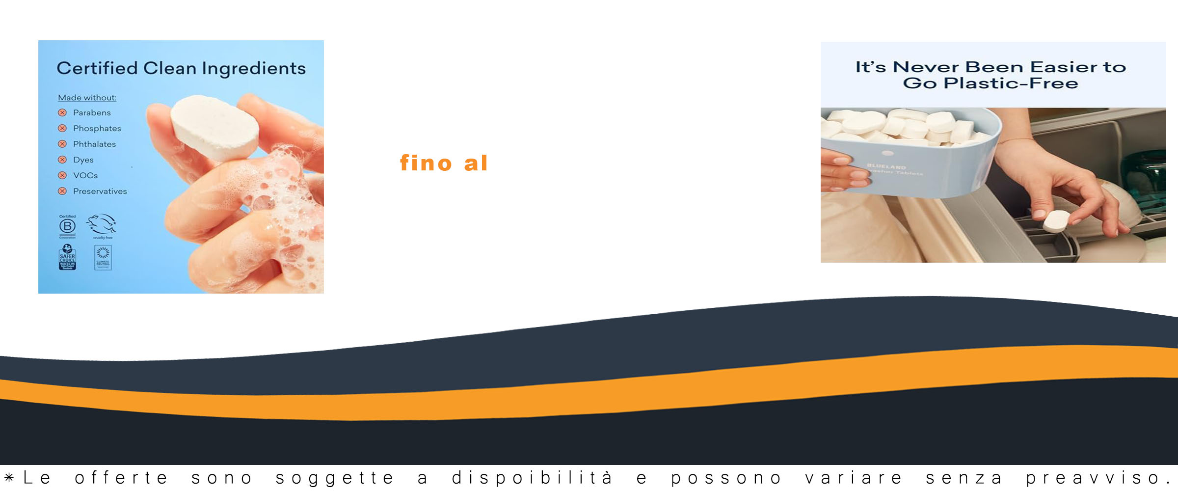 Immagine della confezione di Blueland Ricarica per Pastiglie di Detersivo per Lavastoviglie, ideale per una pulizia efficace e naturale senza plastica.