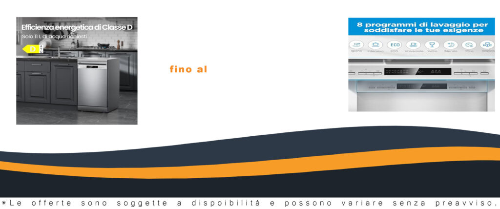 Lavastoviglie Midea MFD45S200X.1-IT in inox, con 10 coperti, 8 programmi e display LED.