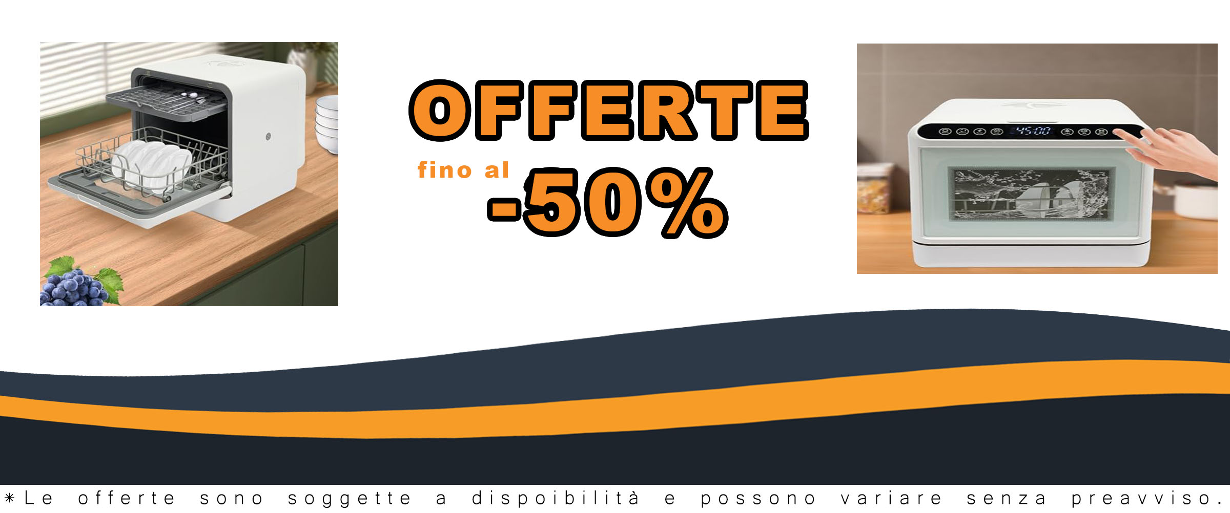 Lavastoviglie da tavolo mini portatile con serbatoio da 6 litri e funzione di asciugatura intelligente, ideale per piccoli appartamenti.
