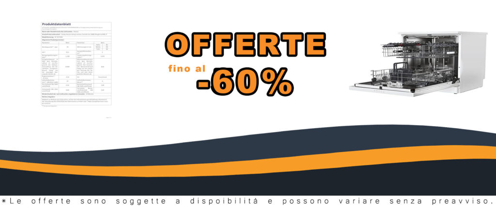 Hoover H-DISH 300 HF 3E7L0W Lavastoviglie autoportante con Wi-Fi, 13 coperti e 5 programmi di lavaggio.