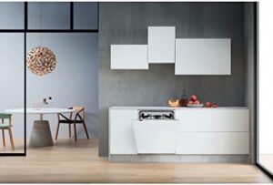 Whirlpool WIC3C33F - Lavastoviglie elegante e capiente in bianco e acciaio inossidabile, ideale per famiglie numerose.