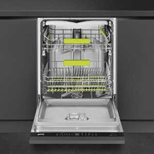 Smeg ST382C Lavastoviglie da 60 cm, capacità 13 coperti, classe energetica C, perfetta per famiglie.