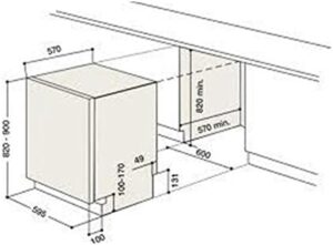 output2: Hotpoint LTB 4B019 EU lavastoviglie bianca, silenziosa e con 4 programmi di lavaggio, ottimale per il risparmio idrico ed energetico.