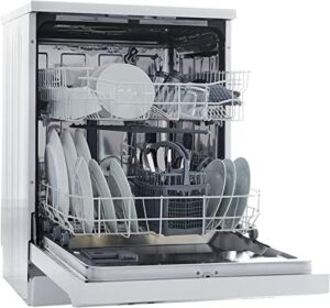 Respekta Lavastoviglie GSPS60V a Libera Installazione 60 cm Bianca, perfetta per famiglie numerose con capacità di 12 coperti e 5 programmi di lavaggio.