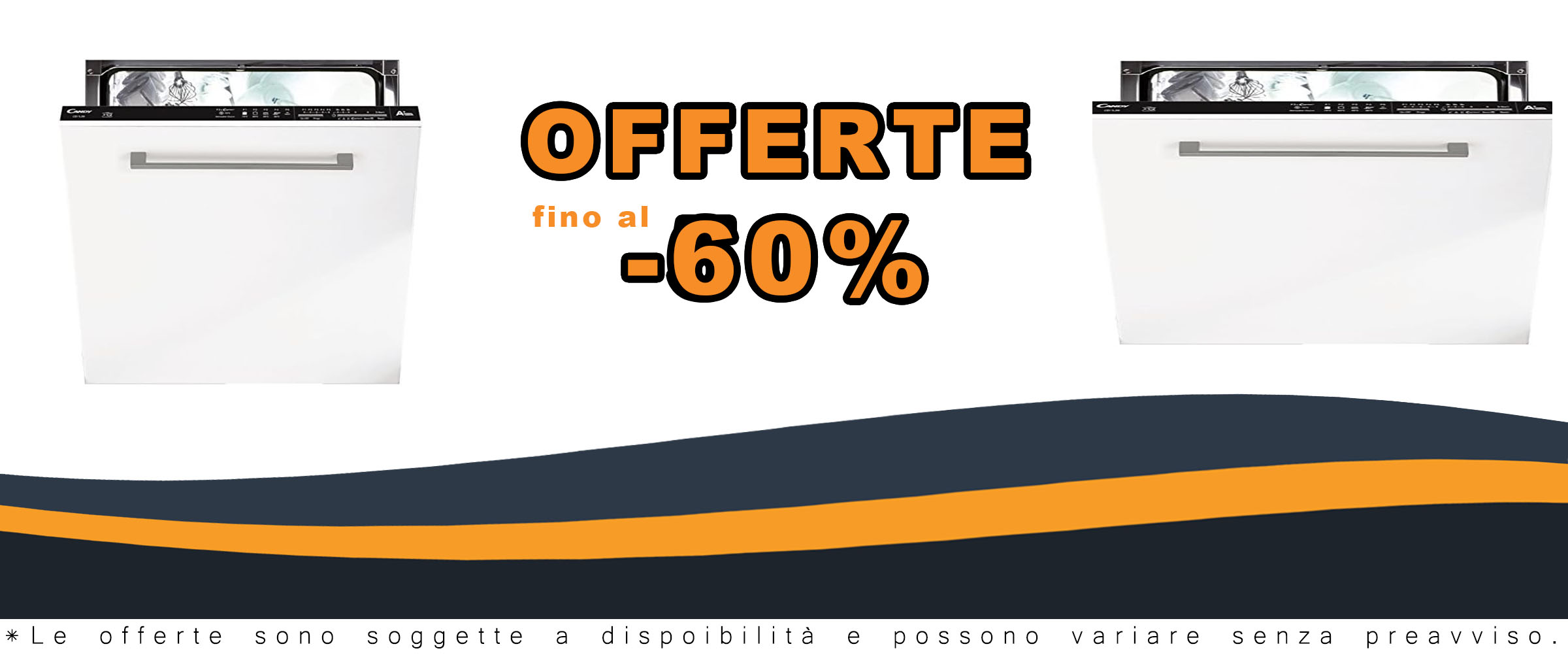 Lavastoviglie da incasso Candy CDI 1L38-02/T, 13 coperti, classe energetica F, a scomparsa, bianca