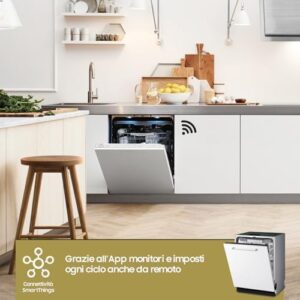 Lavastoviglie Samsung DW60A8070BB, capiente e ad alta efficienza energetica, ideale per famiglie numerose.
