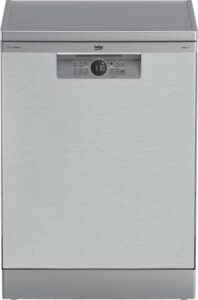 Lavastoviglie Beko BDFN26441XC in Pearl Inox, con capacità di 14 coperti e funzione antibatterica HygieneIntense+