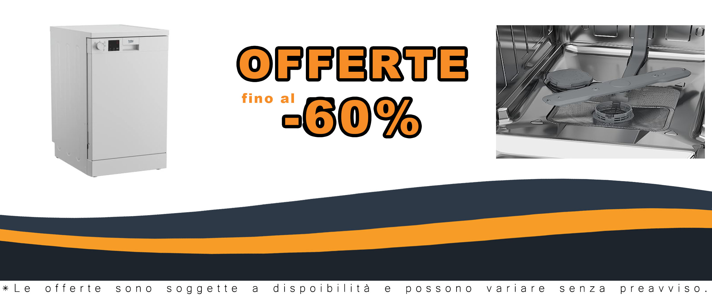 Lavastoviglie BEKO DVS05024W in cucina, compatta e dal design moderno con display digitale