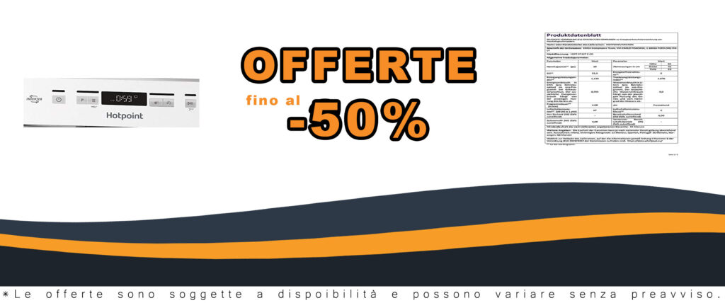 Lavastoviglie Hotpoint Ariston HSFC 3T127 C con capacità di 10 coperti e classe energetica E
