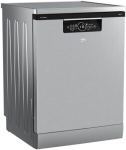 Lavastoviglie Beko GED 15 coperti in acciaio inox con 11 programmi e silenziosità a 42 dB  