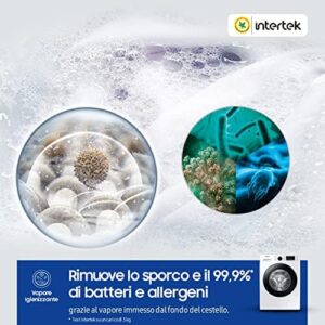 Samsung Lavatrice Crystal Clean WW70TA026AE/ET con tecnologia Ecobubble e funzione vapore