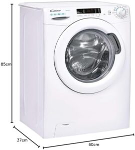 Candy Smart CSS341252DE/2-11 Lavatrice a Carica Frontale, 5 Kg, 1200 Giri, Connettività NFC, Bianco