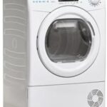 Asciugatrice Candy CSO H8A2DE-S con pompa di calore, capacità 8 kg, connettività Wi-Fi e classe energetica A++.