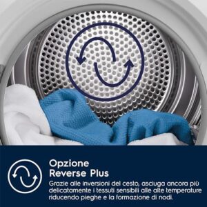 Asciugatrice Electrolux PerfectCare 700 8 Kg, modello EW7H583W, pompa di calore e classe A+++