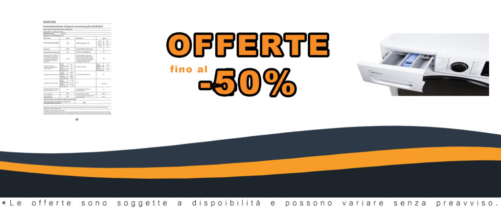 Midea Lavatrice W 7.940 iN - Lavatrice 9 KG con Steam Care e funzione Reload
