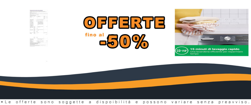 Lavatrice CHiQ CFL10-14586IM3XA a carica frontale da 10kg, motore a inverter e design compatto