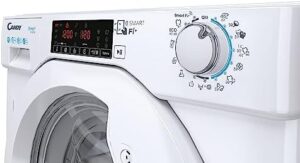 Lavatrice Candy Smart Inverter 9 Kg, carica frontale, connettività Wi-Fi, classe A, silenziosa e con programma lana.