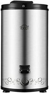 Asciugatrice DCG SD8469 Inox, salvaspazio e silenziosa con capacità 6 kg, ideale per piccoli appartamenti