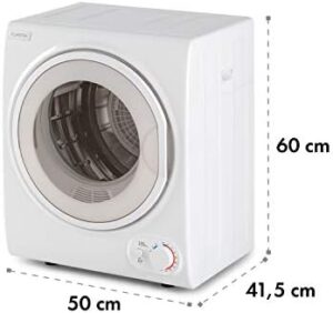 KLARSTEIN Jet Set 2500 - Asciugatrice compatta e versatile, ideale per spazi ridotti