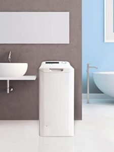 Lavatrice Candy Smart CSTG 28TE/1-11 a carica dall'alto con tecnologia NFC, 8 kg di capacità, 1200 giri e cicli rapidi