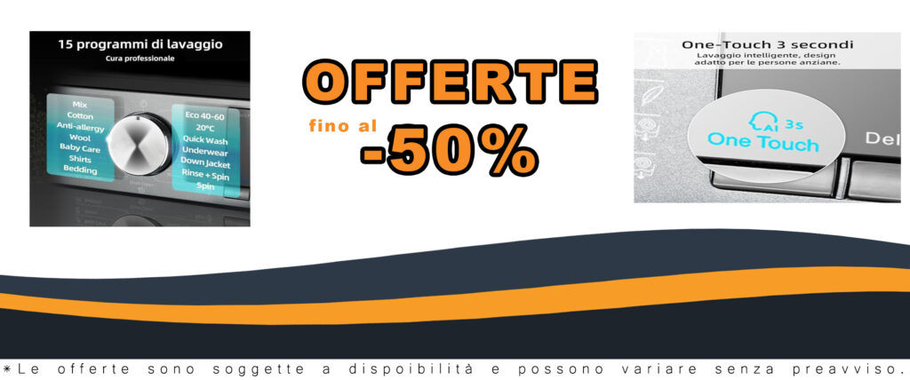 Lavatrice CHiQ CW075863AX, 7 kg Slim, con Funzione Vapore e Motore a Inverter, ideale per spazi ridotti