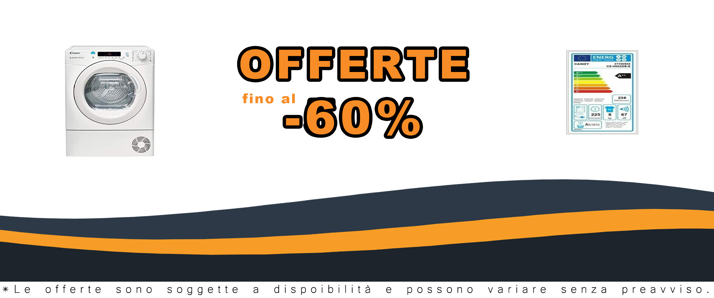 Asciugatrice Candy CS H8A2DE-S 8 kg, Pompa di calore, efficientissima ed elegante