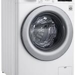 LG F4WV309S4E lavatrice bianca a carica frontale con capacità da 9 kg e motore Inverter Direct Drive