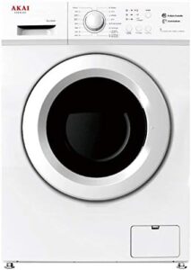 Lavatrice Akai AQUA6044S con caricamento frontale, capacità di 6 kg e velocità di centrifuga 1000 giri/min, classe energetica A++.