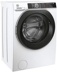 Hoover H-WASH&DRY 500, lavasciuga 10+6 kg con controllo remoto Wi-Fi e BLE, design moderno e capacità di lavaggio ed asciugatura efficienti.