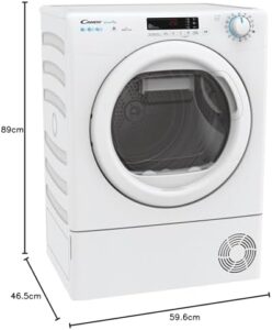 Asciugatrice Candy Smart Pro Slim 7 Kg con pompa di calore e controllo da app