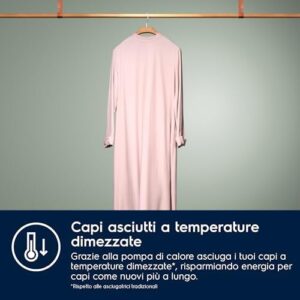 Electrolux PerfectCare 700 Asciugatrice 8Kg con tecnologia a pompa di calore e GentleCare inverter