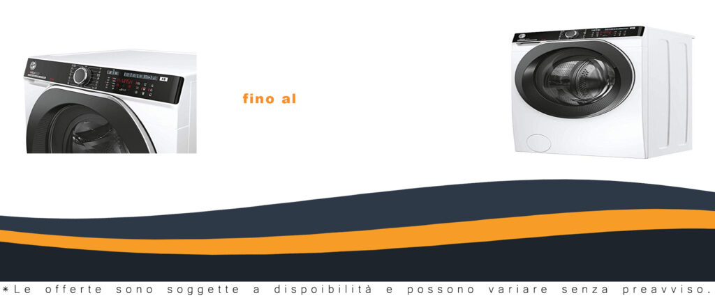 Hoover HWPD 610AMBC/1-S H-WASH 500 PRO lavatrice smart con Wi-Fi, Bluetooth, e funzione vapore