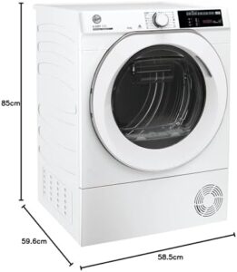 Hoover H-DRY 500 Asciugatrice 8 Kg, pompa di calore, classe A++ e controllo tramite app hOn