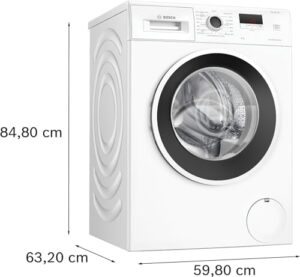 Bosch Elettrodomestici WGE03200IT Serie 2 - Lavatrice a carica frontale con sistema Hygiene Plus e capacità 8 kg