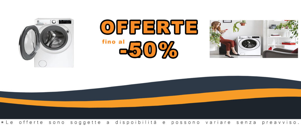 Hoover H-WASH 500 lavatrice con Wi-Fi, Bluetooth, motore Inverter e classe A