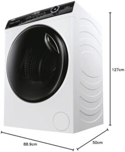 Haier HW90-B14959 Serie I-Pro 5 - Lavatrice Wi-Fi, 9 Kg, 1400 Giri, Tecnologia micro vapore Refresh, Trattamento Antibatterico