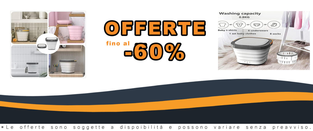 Mini lavatrice portatile pieghevole grigia con timer regolabile e funzione essiccante, ideale per campeggio e viaggi