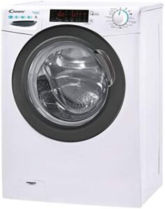 LL SECHANT CANDY CSWS4106TWMRE-47, lavatrice a carico frontale con Wi-Fi, efficienza energetica A+++, e capacità di 10 kg.