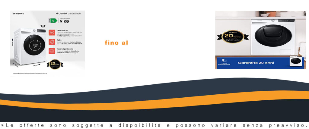 Samsung Lavatrice Ai Control UltraWash WW90T754DBT/S3, con WiFi e funzione vapore, perfetta per famiglie numerose