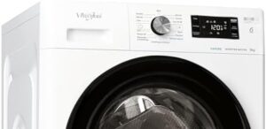 Whirlpool Lavatrice a Libera Installazione a Carica Frontale, 9 KG, FFB D96 BV IT, con funzionalità avanzate e design moderno