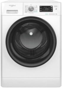 Whirlpool Lavatrice ad Oblò 9kg 1400 giri FFBS9469WVFR con capacità di 9 kg e classe energetica A+++.