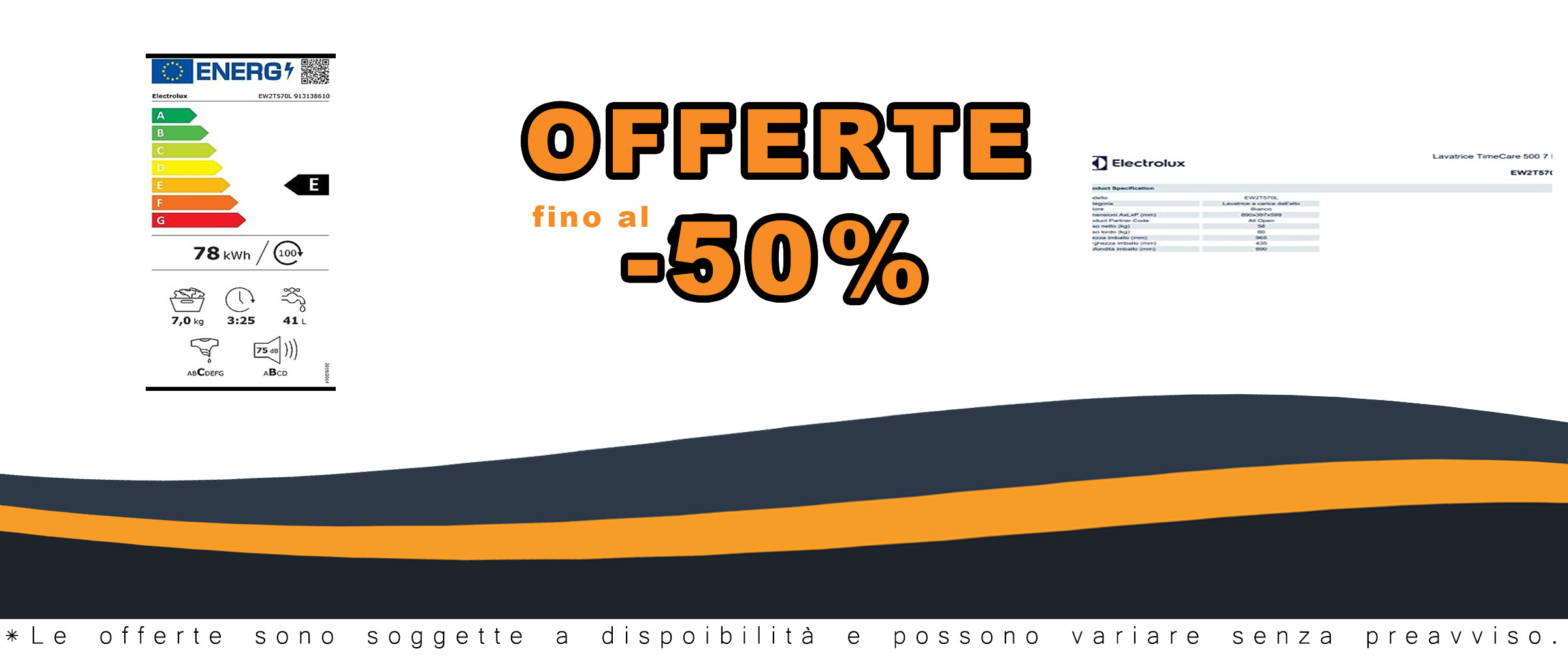 Lavatrice Electrolux EW2T570L carica dall'alto, 7kg, classe E, compatta e adatta per spazi ridotti