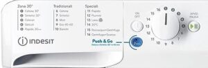 Indesit BWA 81285X W IT - Lavatrice 8kg, con centrifuga a 1200 giri, compatta e ideale per famiglie.