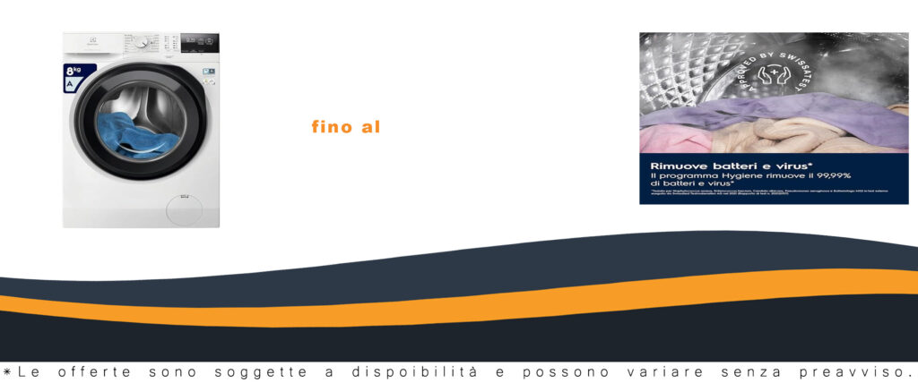 Lavatrice Electrolux 600 EW6FA28G a carica frontale, con capacità 8 Kg, motore Inverter+ e programma Hygiene rapido